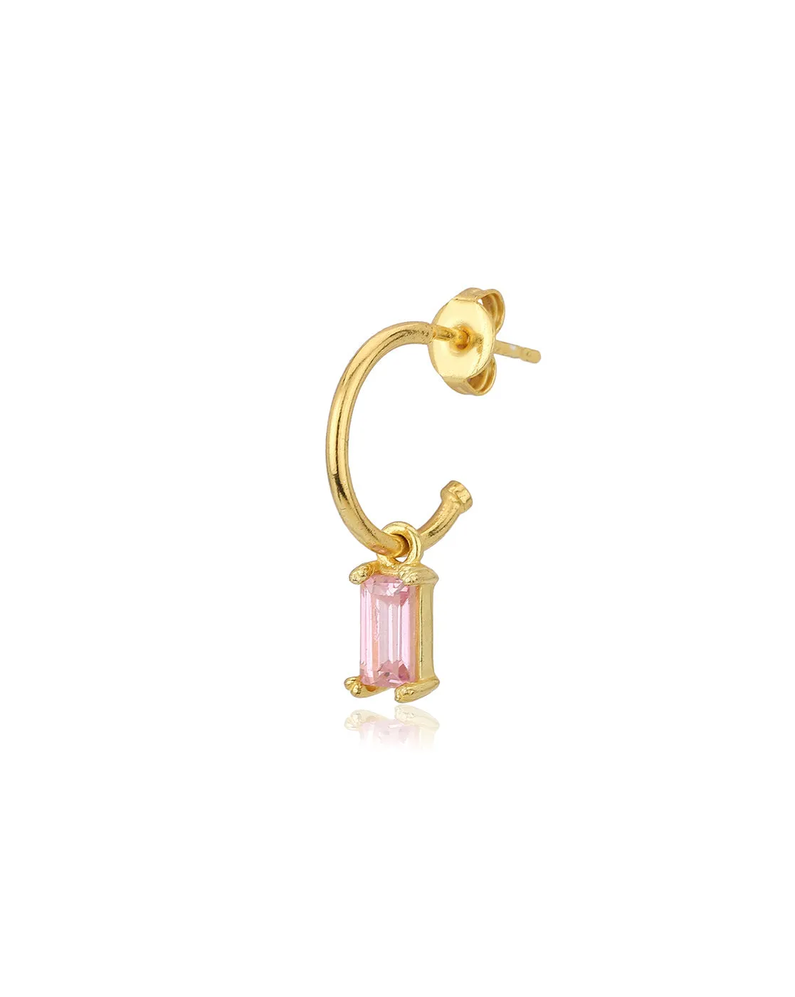 18Kt Gold Plated Contemporary Stud Earring