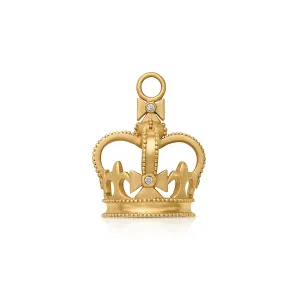 18KY Royal Crown Charm