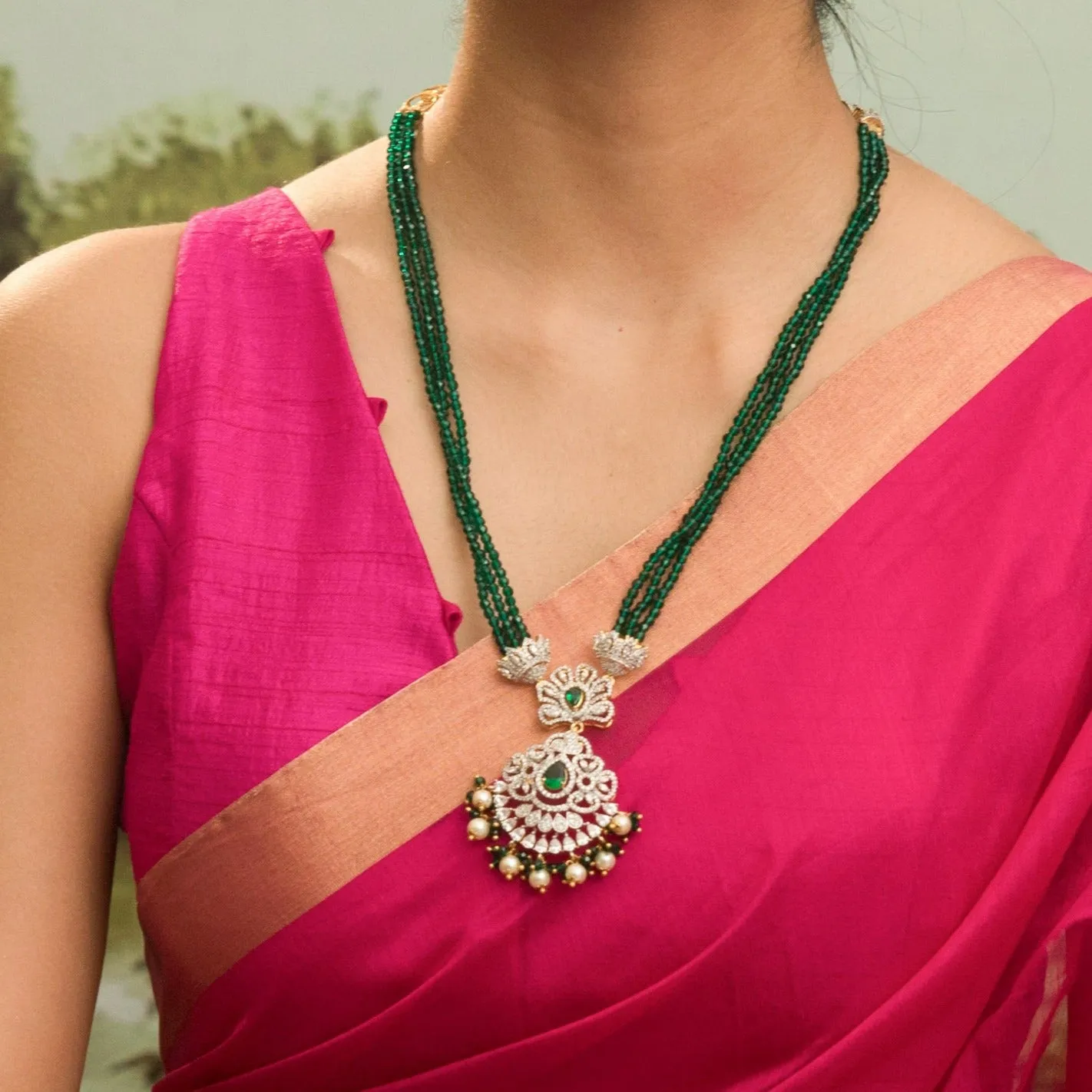 Amira Nakshatra CZ Necklace