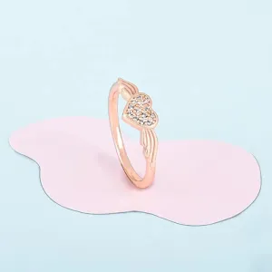 Angelic Embrace Rose Gold Ring