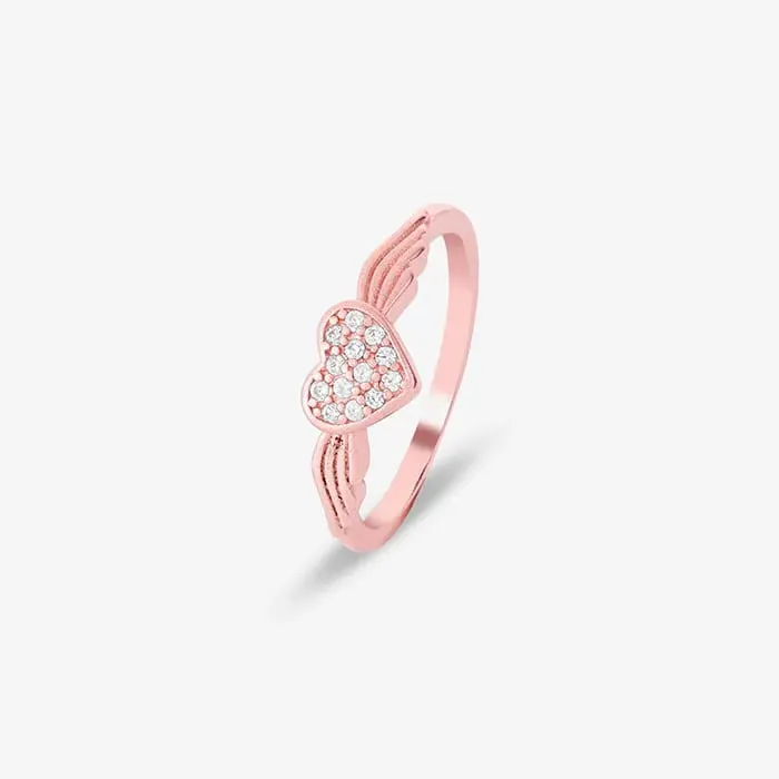 Angelic Embrace Rose Gold Ring