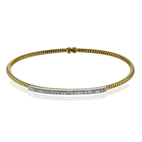 Bangle in 18k Gold with Diamonds