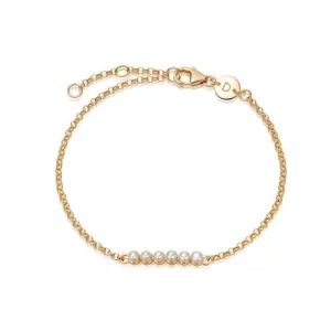 Beloved Pearl 18ct Gold Plated Bracelet JBR03_GP