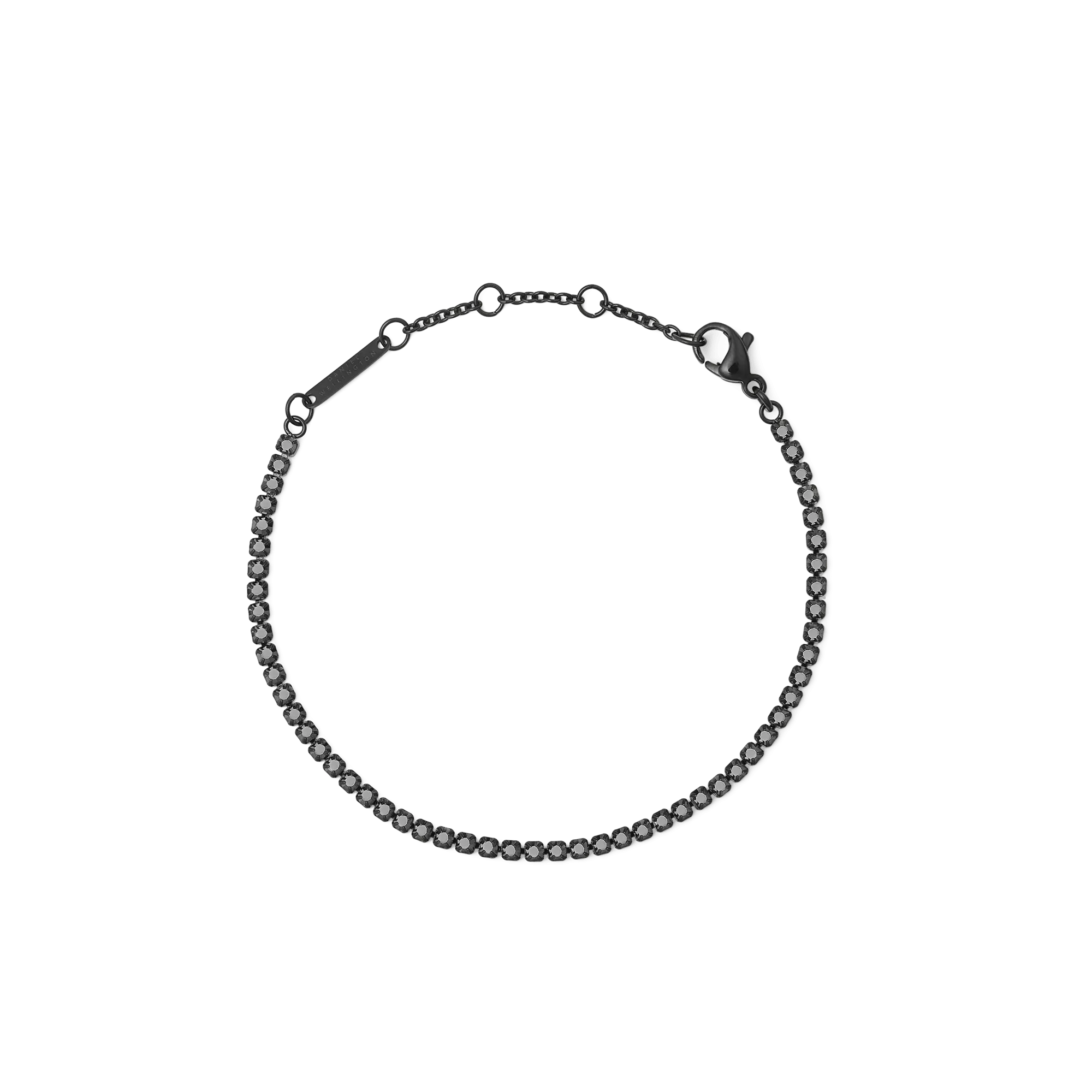 Black Crystal Tennis Bracelet