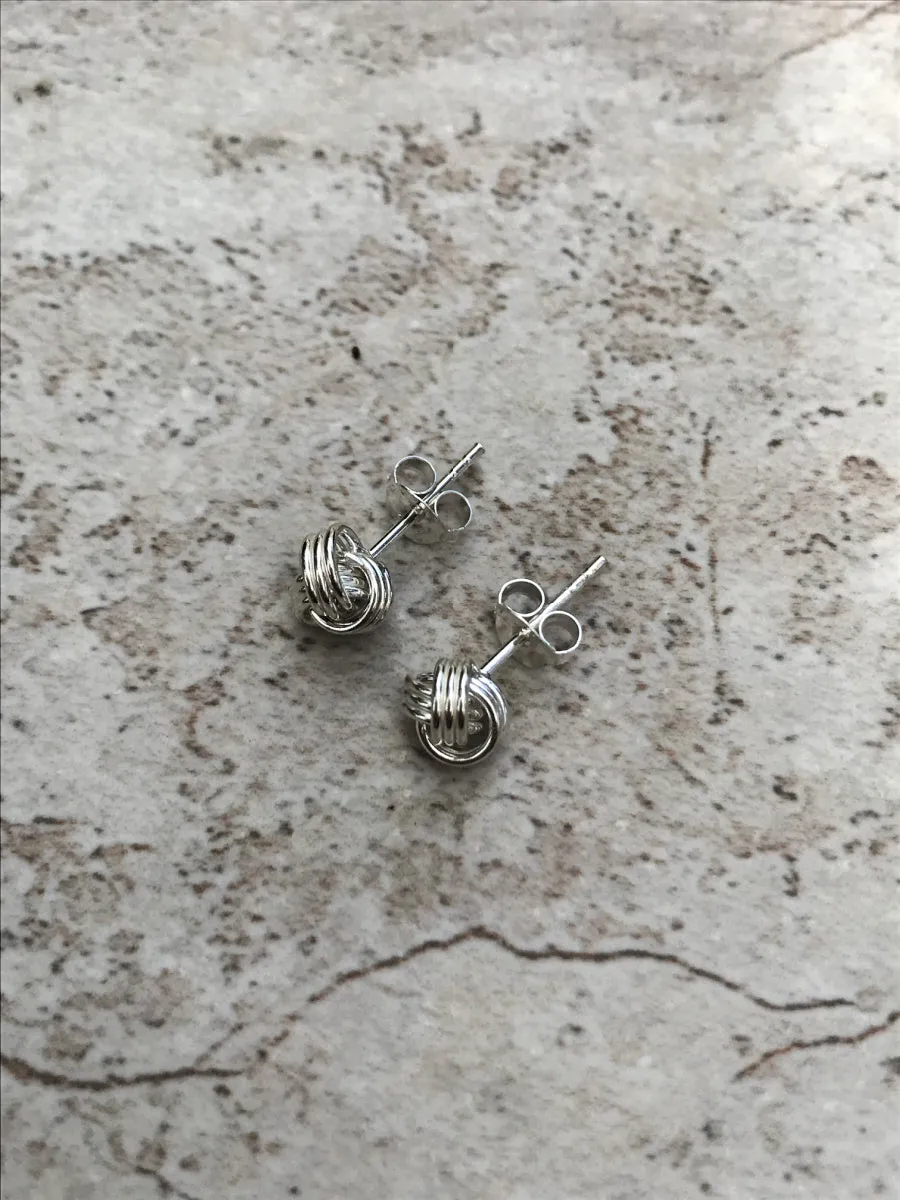 Classic Knot Stud Earrings