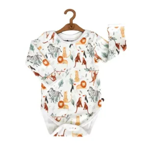 CLASSIC ONESIE - LS - WATERCOLOUR JUNGLE