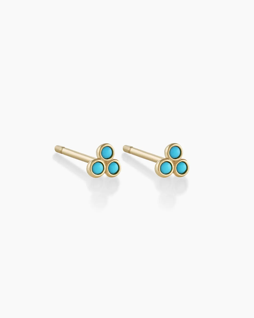 Classic Turquoise Trio Studs