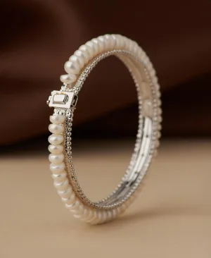 Classy Real Pearl Bangle