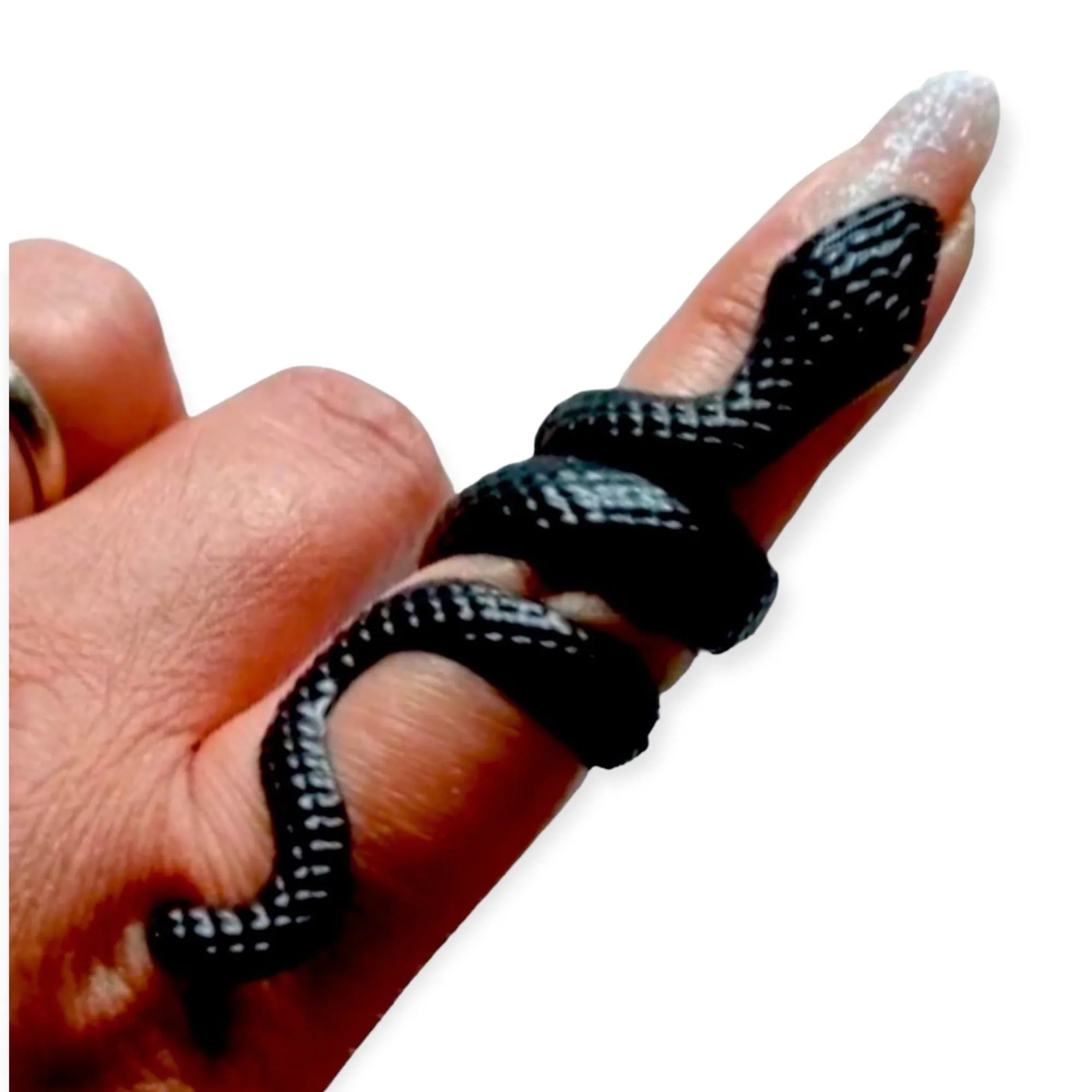 Cleopatra Silver Snake Ring