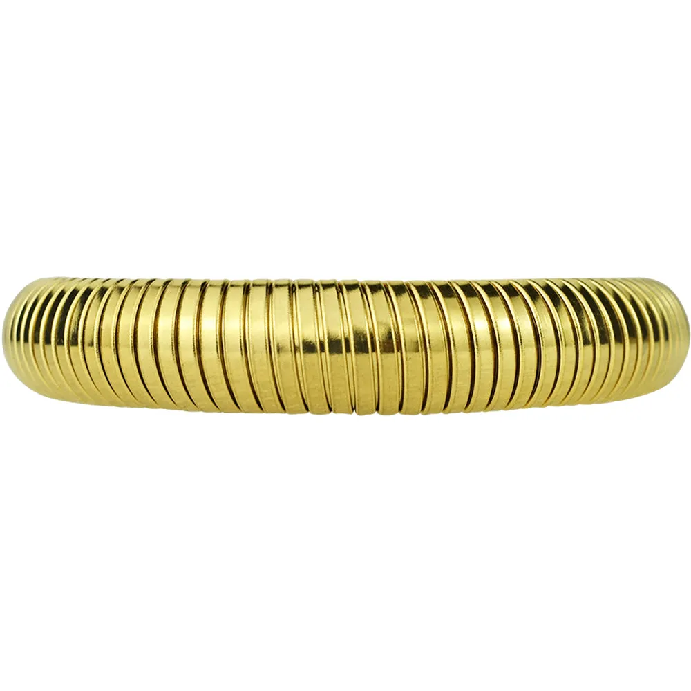 Cobra Stretch Bracelet (Goldtone)