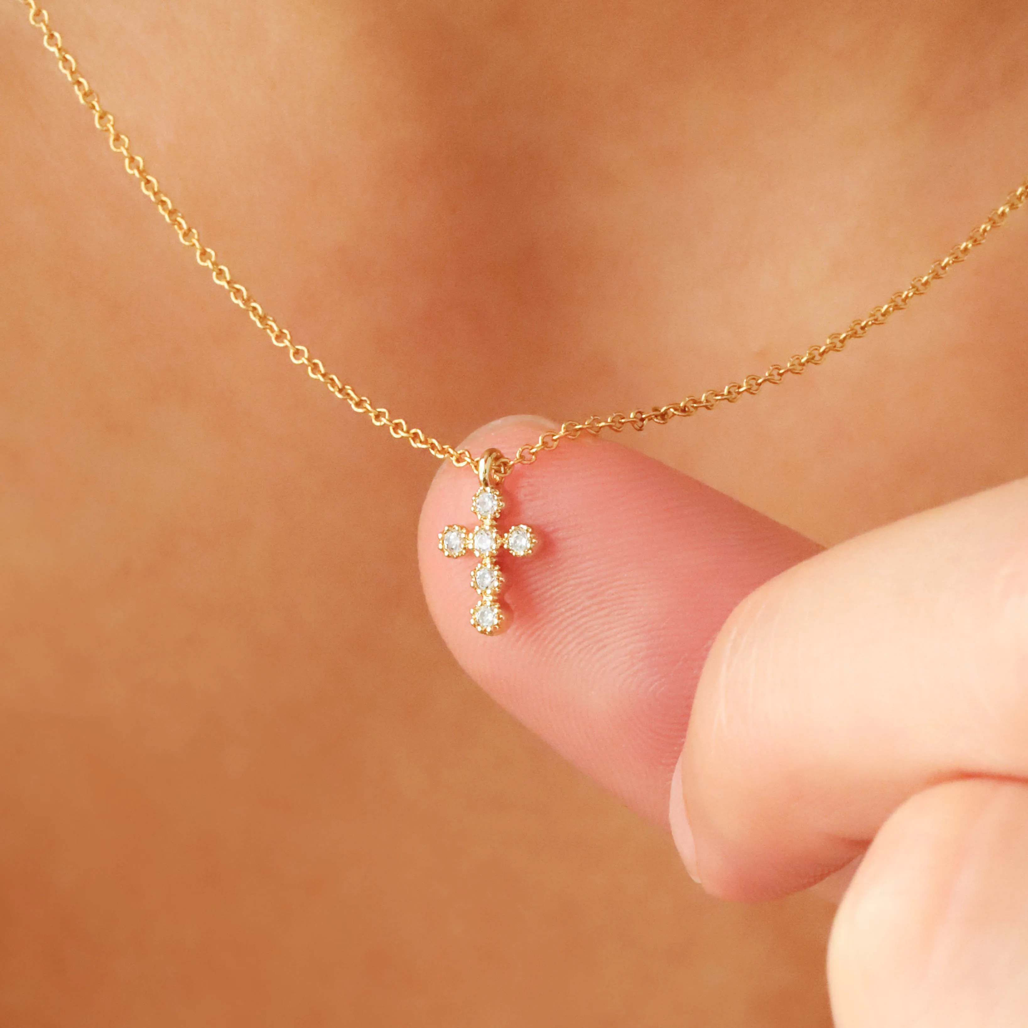 Dainty Cross Necklace