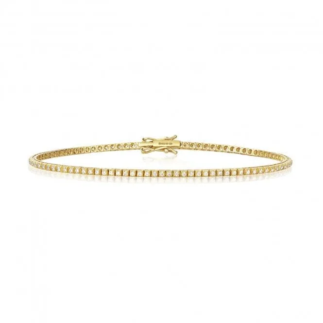 Diamond Jewellery 18CT Gold Bracelet BDQ180