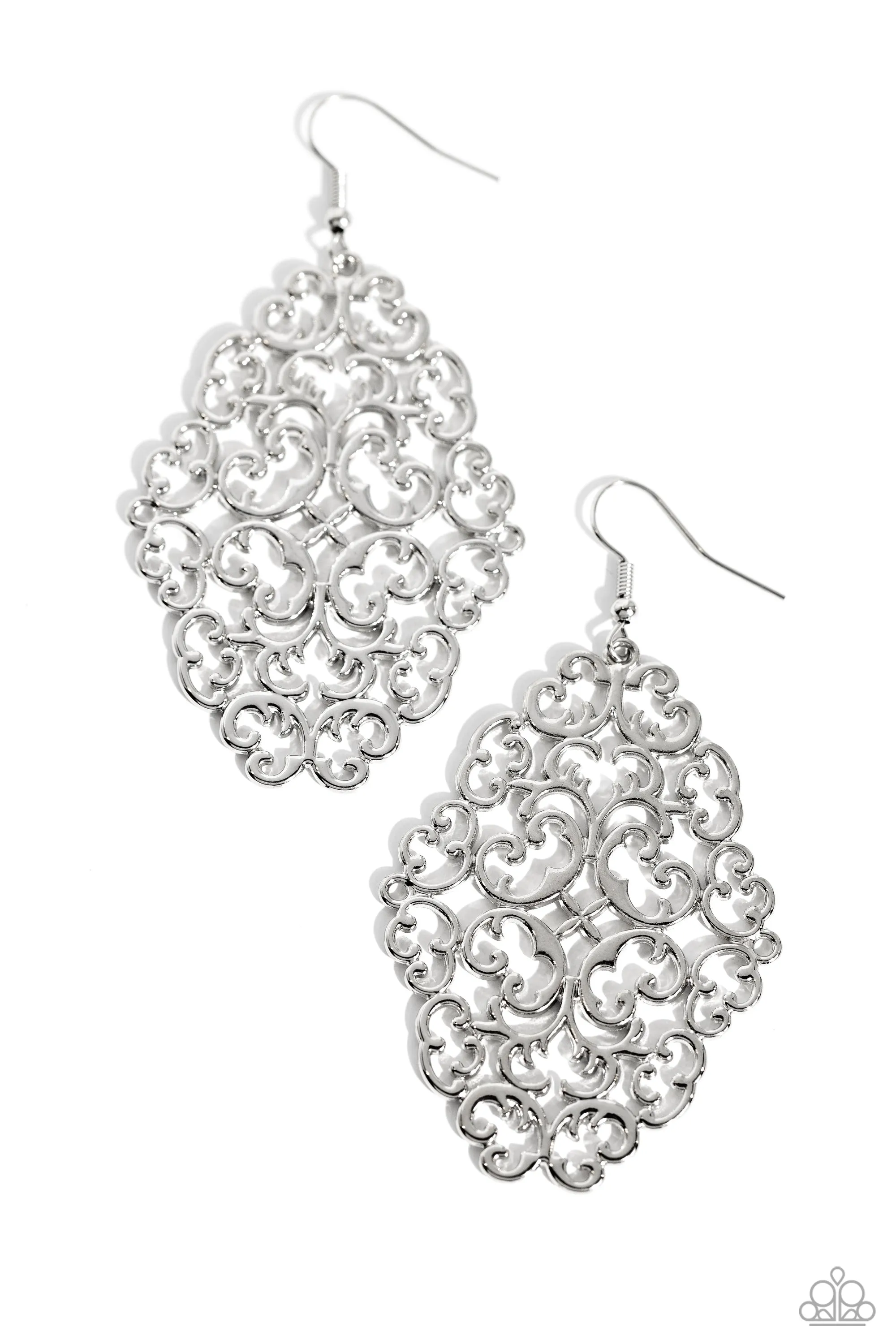 Earrings Contemporary Courtyards - Silver E413