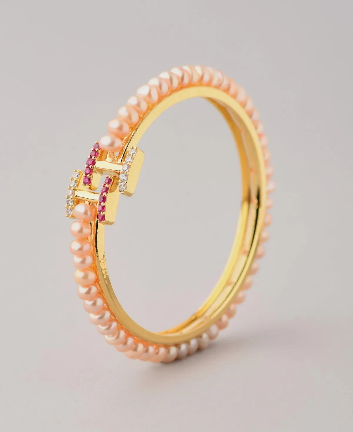 Elegant Real Pearl Bangle