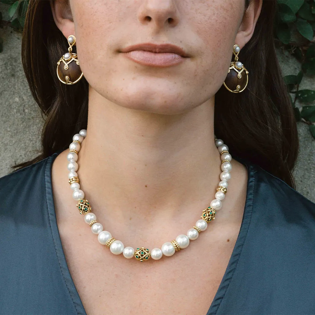 Elizabetta Necklace - Pearl