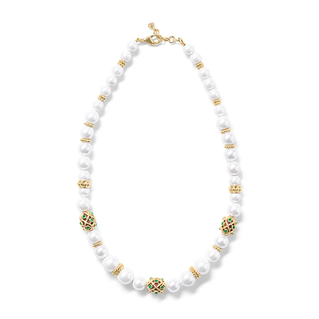 Elizabetta Necklace - Pearl