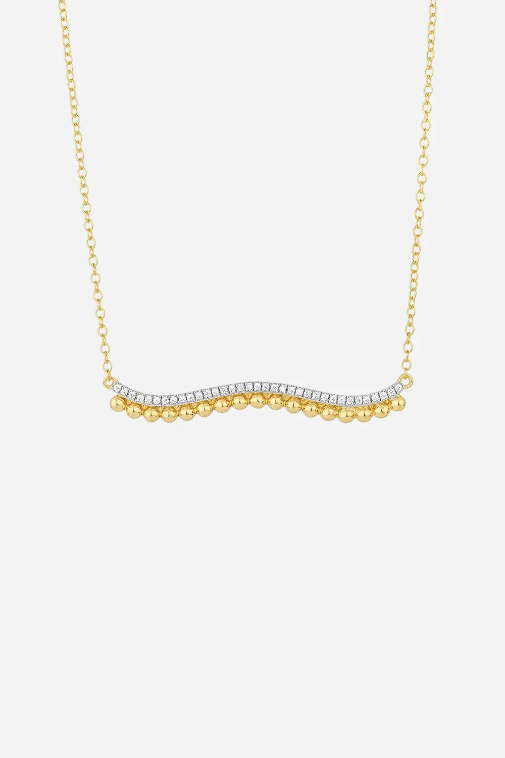 Ella Stein Wave Of Life Pendant Necklace in Gold