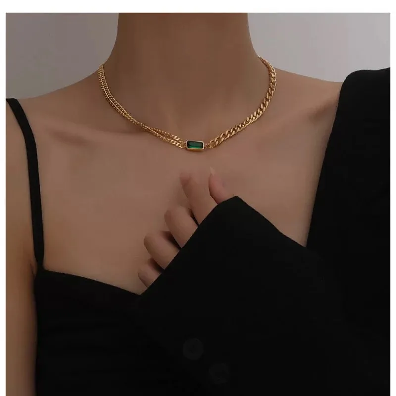 Eva Emerald Necklace