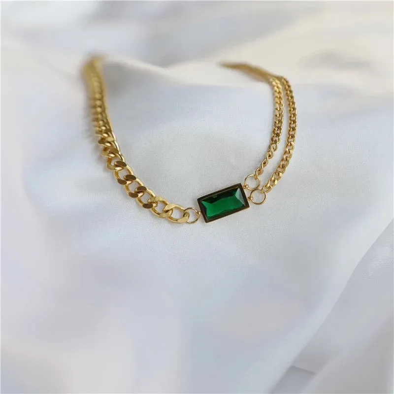 Eva Emerald Necklace