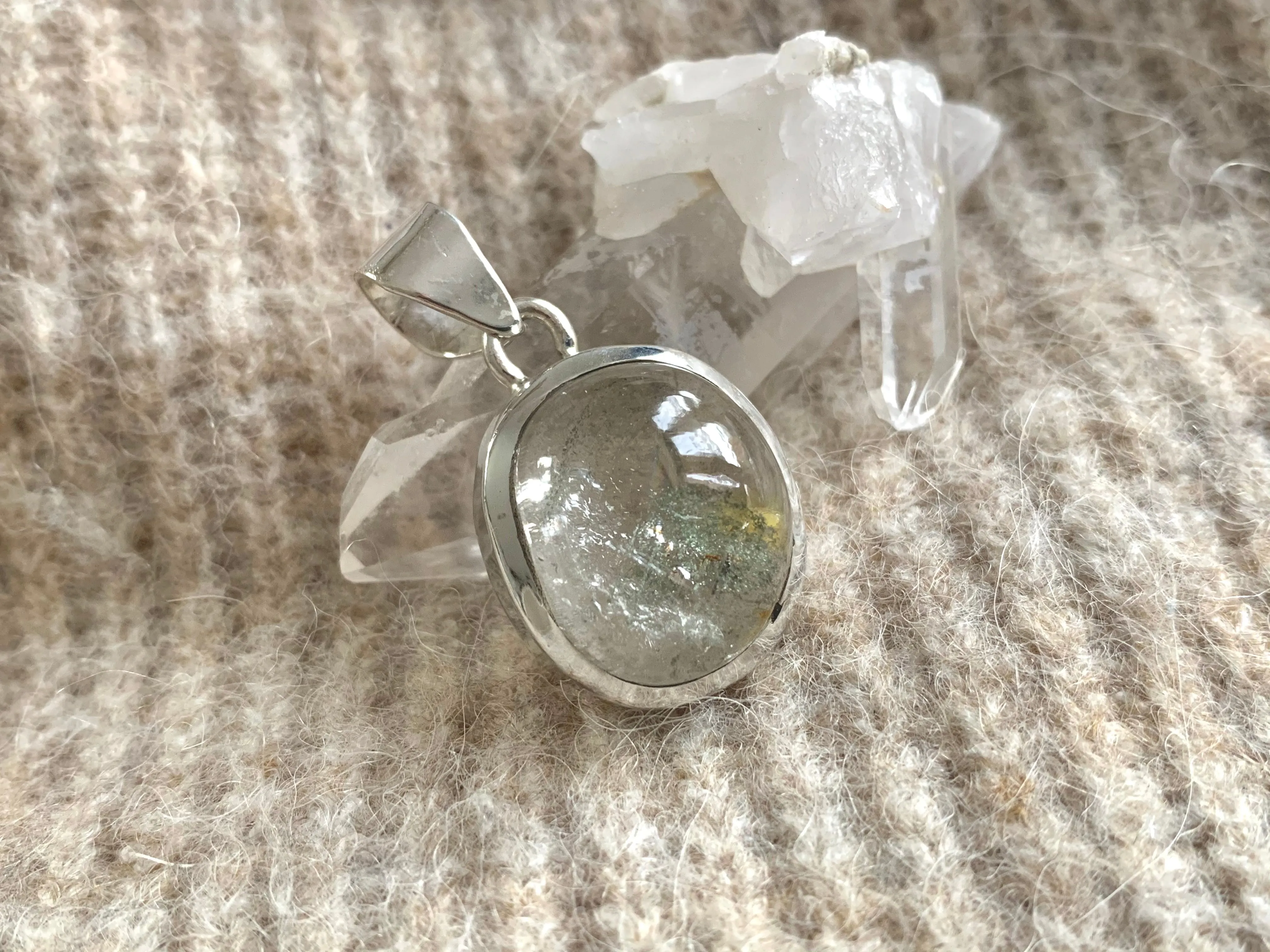 Garden Quartz Naevia Pendant- Reg. Freeform