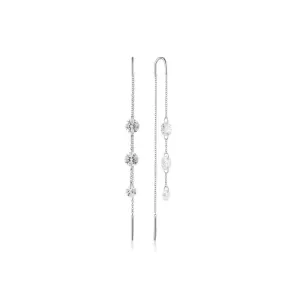 Georgini Mirage Ethereal Threader Earrings - Silver