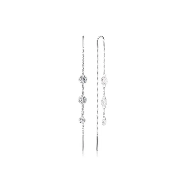 Georgini Mirage Ethereal Threader Earrings - Silver