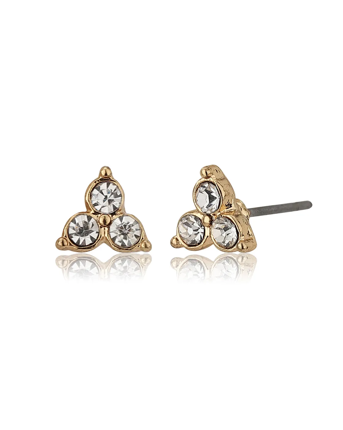 Gold Plated Contemporary Drop Earring For Women