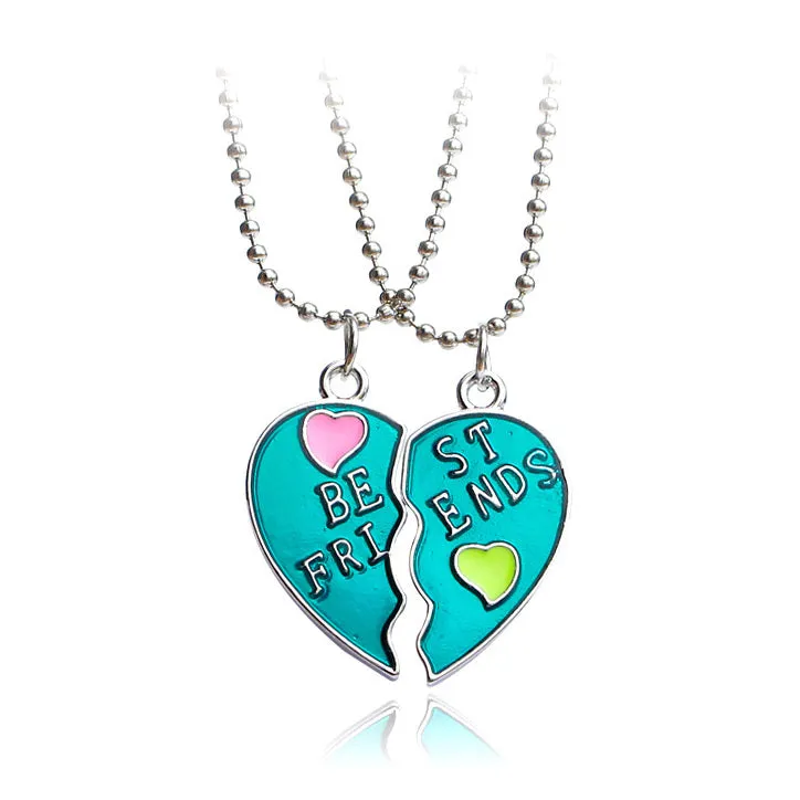 Half Hearts Friendship Necklaces Set for 2