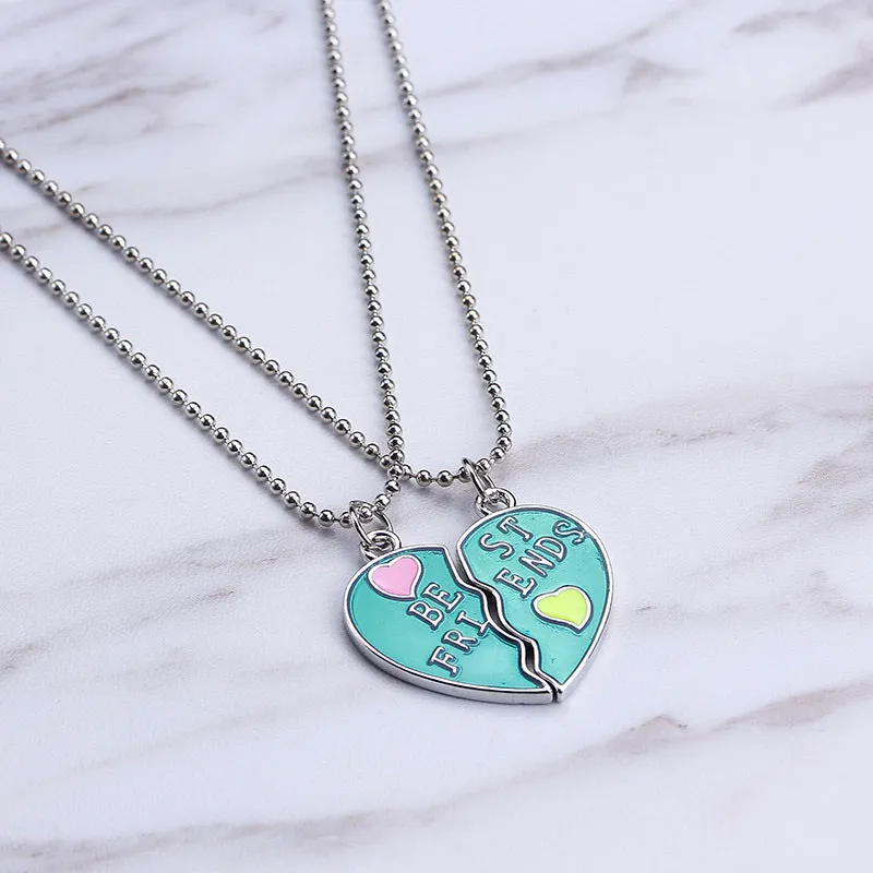 Half Hearts Friendship Necklaces Set for 2