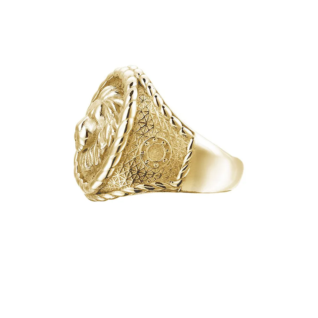 Imperial Leo Ring - Solid Gold