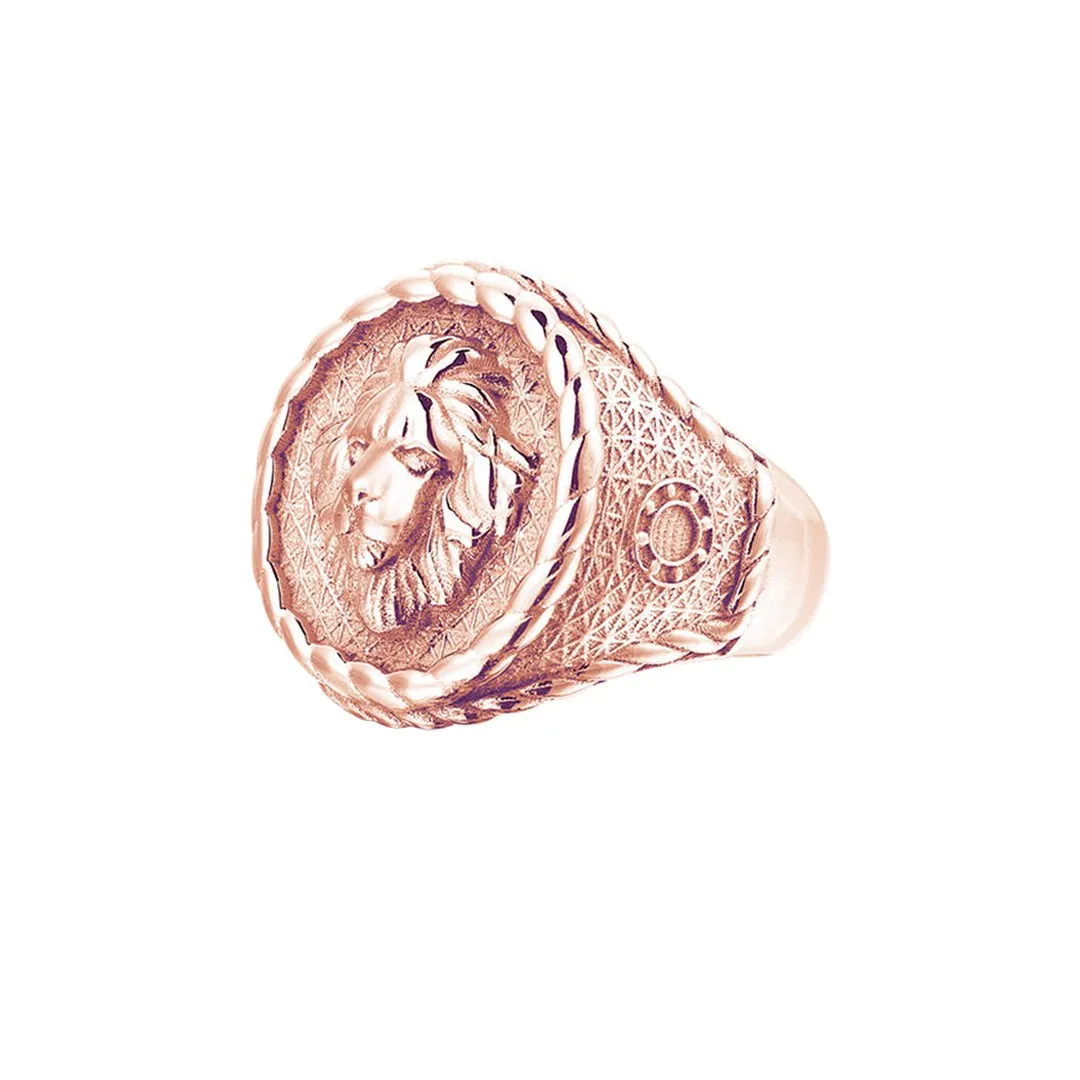 Imperial Leo Ring - Solid Gold