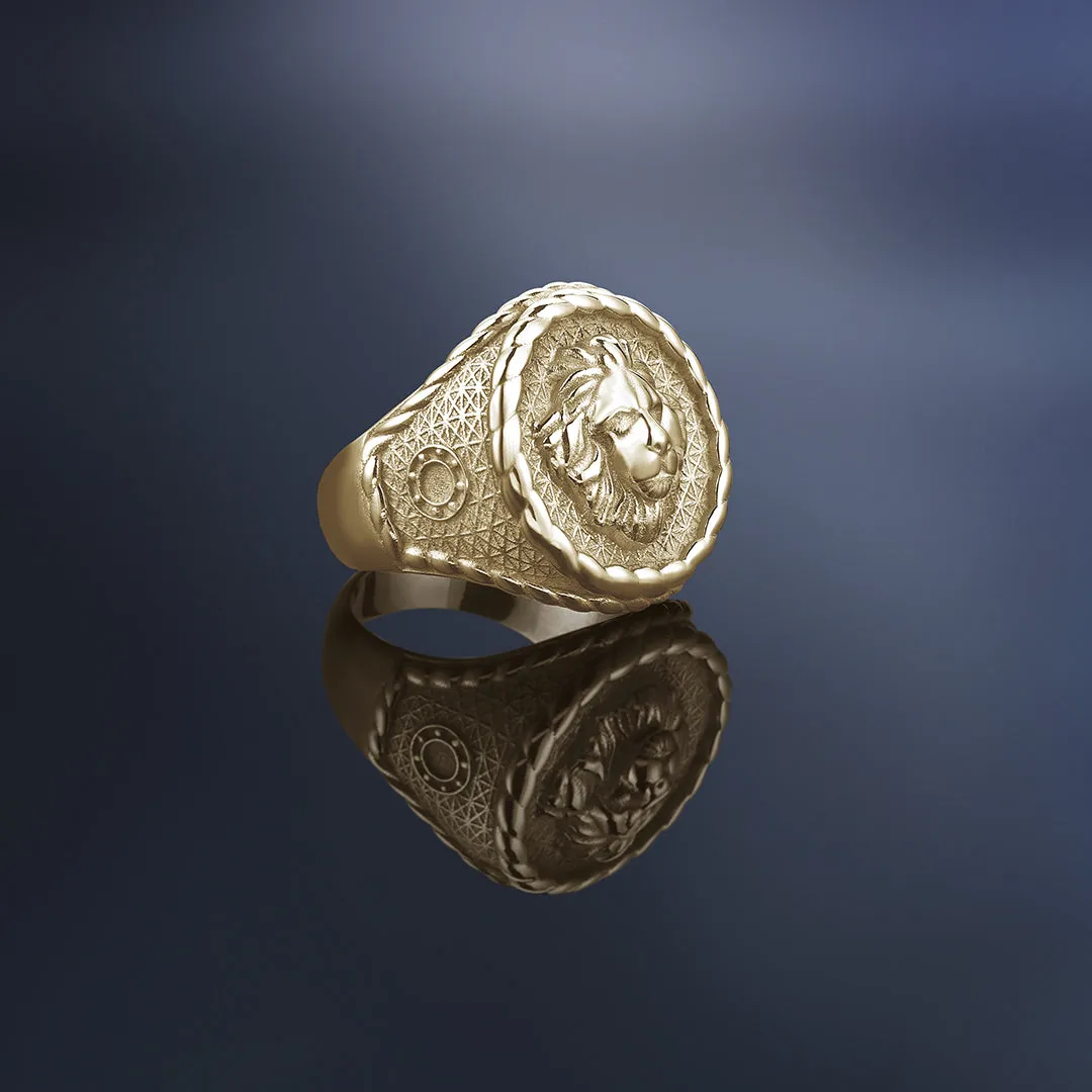 Imperial Leo Ring - Solid Gold