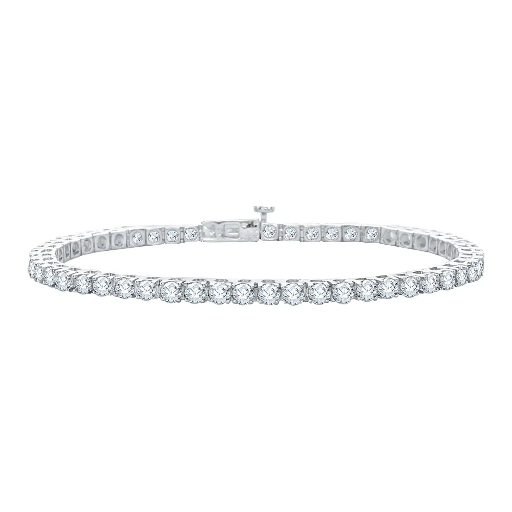 KATARINA 6 1/10 cttw Prong Set Lab Grown Diamond Tennis Bracelet in 14k Gold