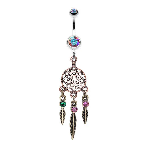 Majestic Dreamcatcher Belly Ring