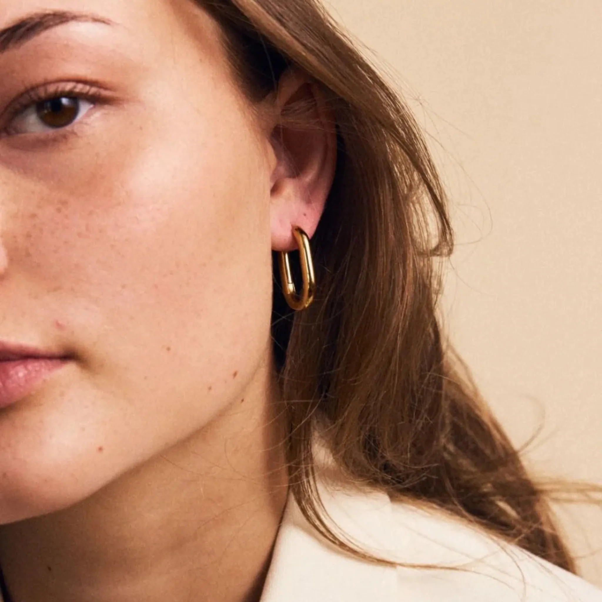 Modernist Hoops L Gold