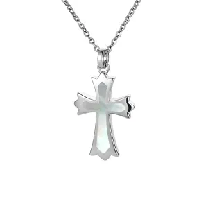 Mother of Pearl Regal Cross Pendant