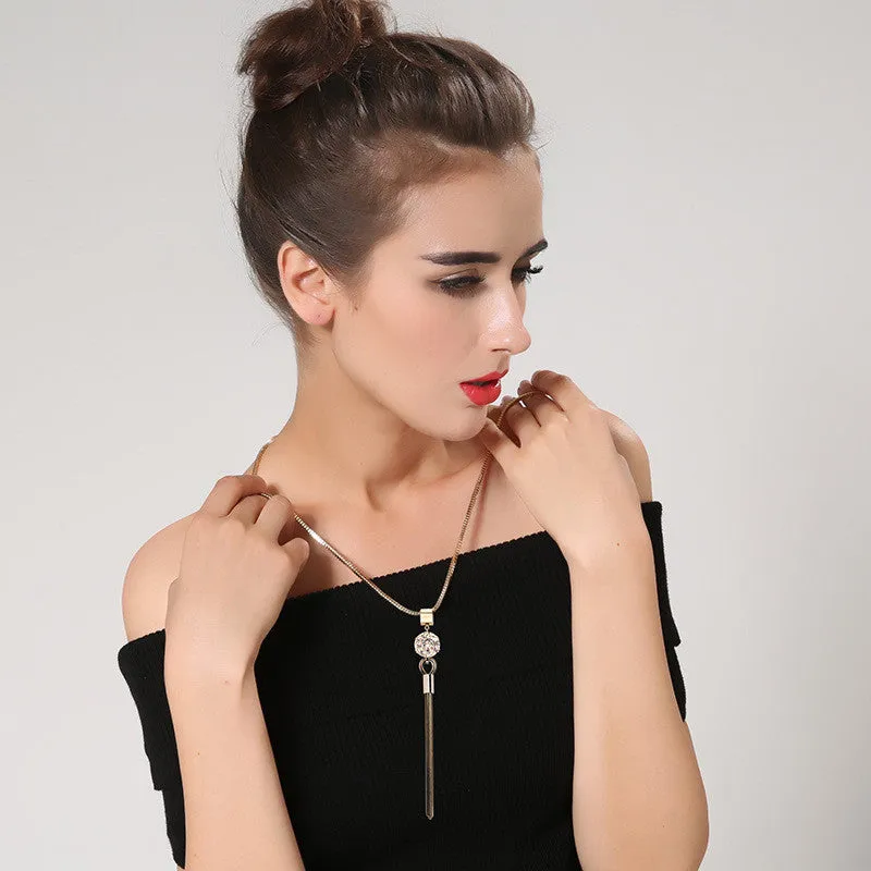 New Arrival Women Pendant Necklaces The Long Hot Sweater Chain All-match Pendant Fashion Accessories