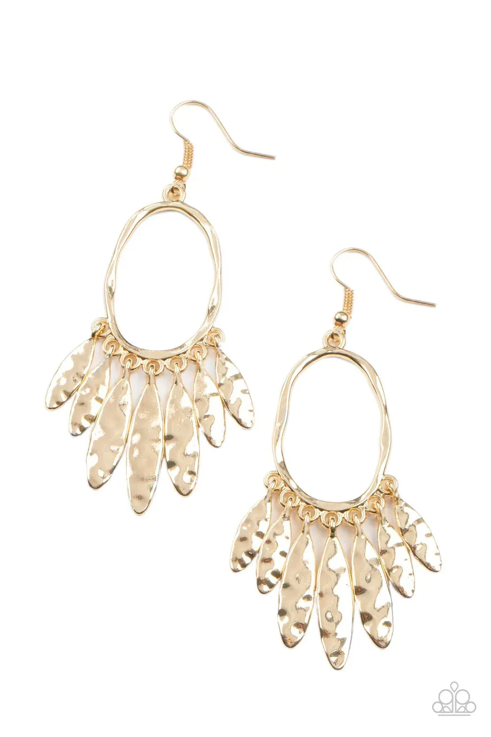 Paparazzi Earring ~ Artisan Aria - Gold