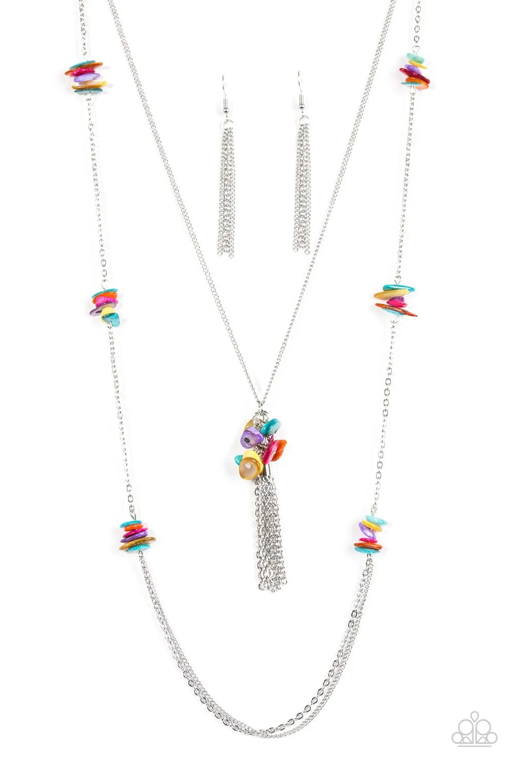 Paparazzi Necklace ~ Cliff Cache - Multi