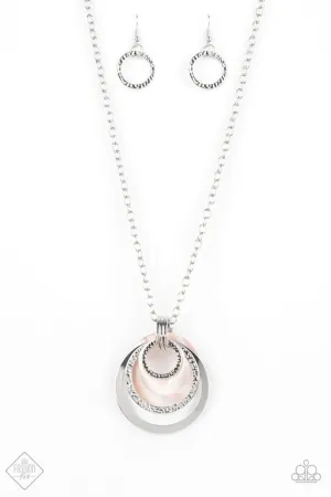 Paparazzi Necklace ~ Coast Coasting - White