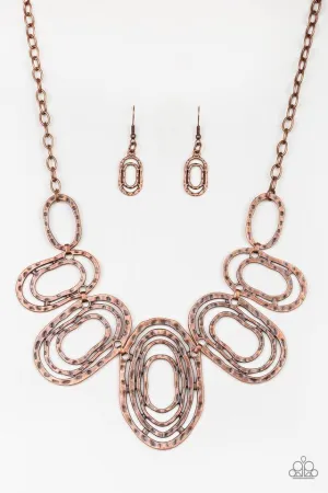 Paparazzi Necklace ~ Empress Impressions - Copper