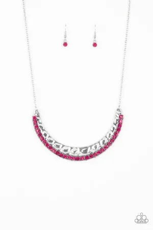 Paparazzi Necklace ~ Impressive - Pink