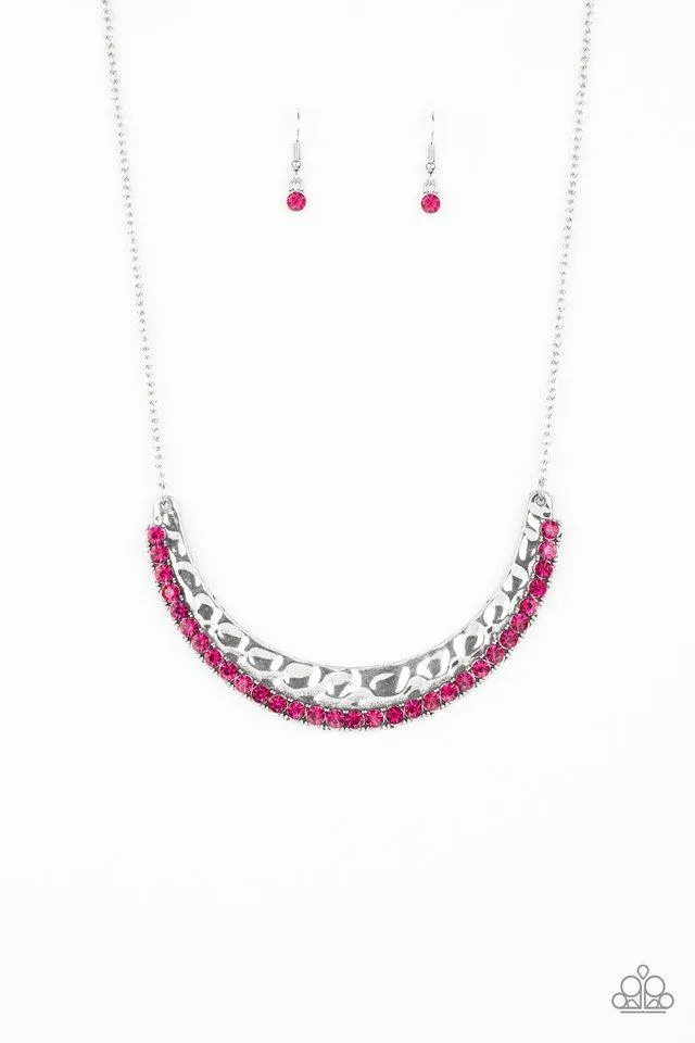 Paparazzi Necklace ~ Impressive - Pink