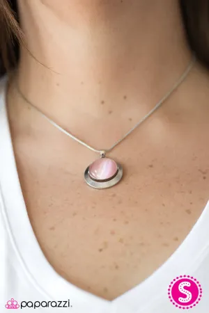 Paparazzi Necklace ~ Lunar Eclipse - Pink