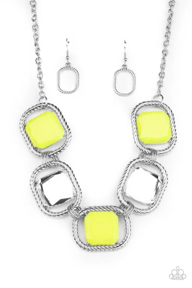 Paparazzi Necklace ~ Pucker Up - Yellow