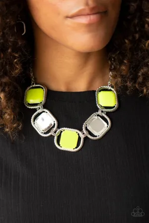 Paparazzi Necklace ~ Pucker Up - Yellow