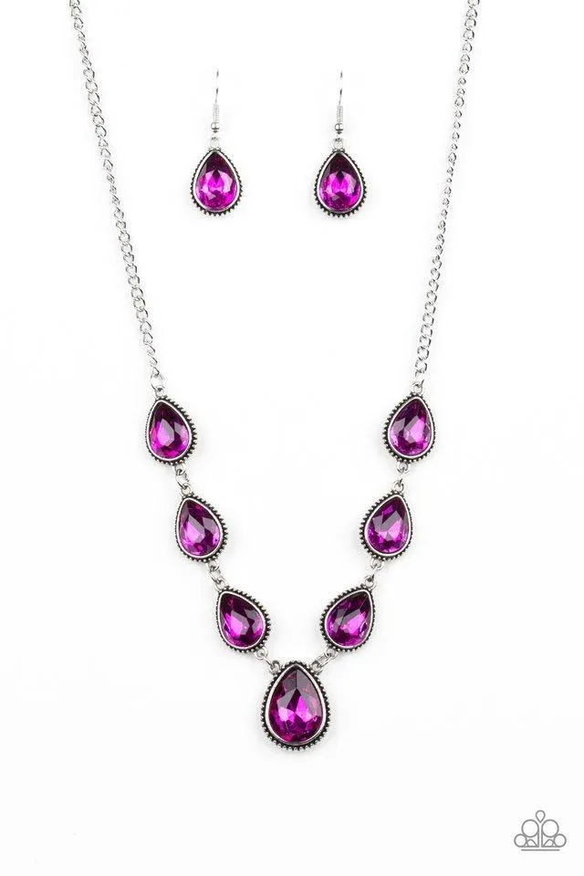 Paparazzi Necklace ~ Socialite Social - Pink