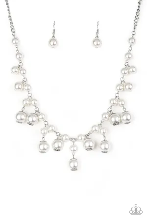 Paparazzi Necklace ~ Soon To Be Mrs. - White