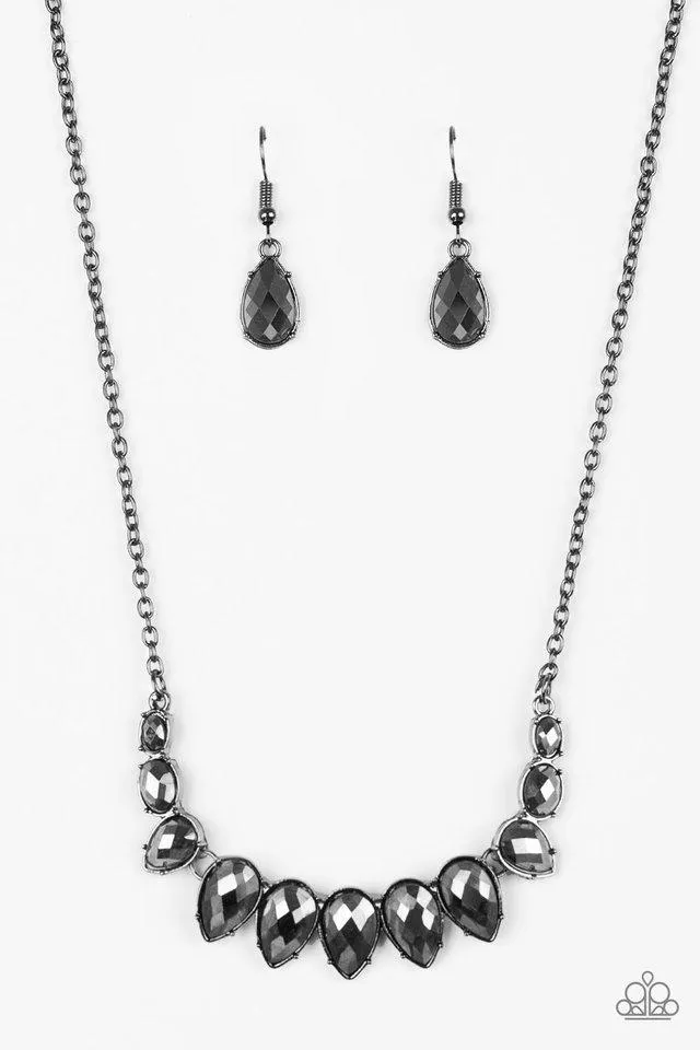 Paparazzi Necklace ~ Street REGAL - Black