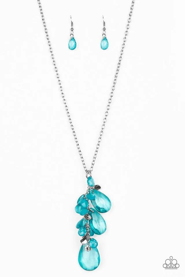 Paparazzi Necklace ~ Summer Solo - Blue